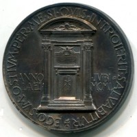 Pio XII (1939-1958): medaglia 1950 "Giubileo", opus Mistruzzi. Colpetto, patina scura