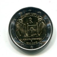 Italia 2018: 2 euro commemorativo "Costituzione"