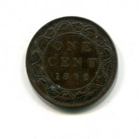 Canada, Vittoria (1837-1901): 1 centesimo 1892 (KM#7)