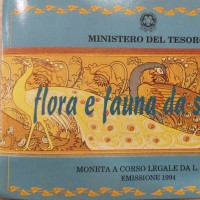 Repubblica Italiana: 1994, 1.000 lire "Flora e fauna da salvare"