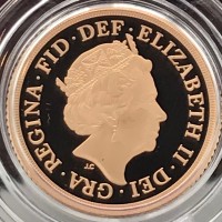Gran Bretagna, Elisabetta II (1952-2022): sterlina 2021 PROOF, in confezione originale con certificato