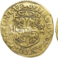 Casale, Guglielmo Gonzaga (1566-1587): scudo d'oro (MIR#266; CNI,IV,300#16var), grammi 3.26