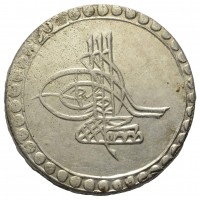 Turchia, Mustafa III (1171-1187=1757-1774): 1 kurush=40 para 1171/9 (OC,26,019#02), grammi 18.53