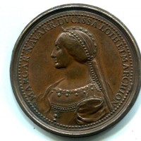 Francia, Lorraine, Federico III e Margherita di Navarra (1251-1303): medaglia XVII. Diametro 47 mm. Gr. 48,52 (Forrer,V#310)

