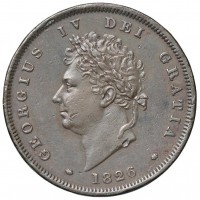 Gran Bretagna, Giorgio IV (1820-1830): penny 1826 (KM#693)