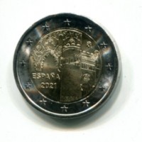 Spagna 2021: 2 euro commemorativo "Città Storica di Toledo"