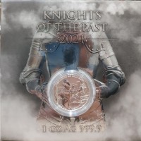 Malta 2021: 5 euro "Knights of the Past" -Oncia-