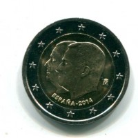 Spagna 2014: 2 euro commemorativo "Due Re"