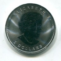Canada, Elisabetta II (1952-2022): 2 dollari 2015 "Grey Wolf"