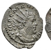 Mario (268 d.C.): antoniniano "SAEC FELICITAS", zecca di Colonia (RIC#10), grammi 1.90, mm 20.9