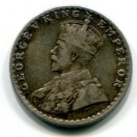 India Britannica, Giorgio V (1910-1936): 1/2 rupia 1923 (KM#522)
