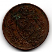 Carlo Alberto (1831-1849): 3 centesimi 1826-To (Gigante#110)
