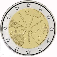 Finlandia 2024: 2 euro "Architettura Finlandese"
