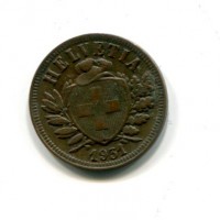 Svizzera, Confederazione: 2 rappen 1931