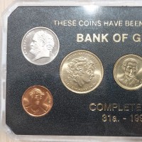 Grecia: serie zecca 1990, 7 valori in blister (KM#--)