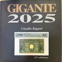 Gigante F.: "Gigante 2025" Catalogo nazionale della Cartamoneta Italiana, Varese 2024, pagine 438