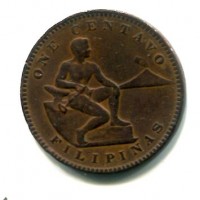 Filippine, amministrazione USA: 1 centavo 1904 (KM#163)
