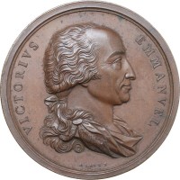 Vittorio Emanuele I (1802-1821): medaglia 1814 per il ritorno del re a Torino, opus A.Lavy (Turricchia#1; Camozzi#137), grammi 76.50, mm 52