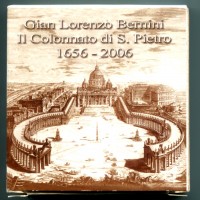 Vaticano 2006: 10 euro 2006 "Bernini: il colonnato di San Pietro" -Proof-