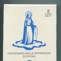 Vaticano 2017: 2 euro commemorativi "Centenario delle Apparizioni di Fatima"