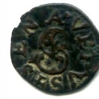 Siena, Repubblica (1404-1555): quattrino, simbolo 71, delibera del 03/07/1503 (MIR,250#534/3), grammi 0.72
