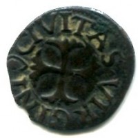 Siena, Repubblica (1404-1555): quattrino, simbolo 71, delibera del 03/07/1503 (MIR,250#534/3), grammi 0.72

