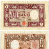 Repubblica: 1.000 lire 22/07/1946 "Grande M" (Gigante BI#51B)