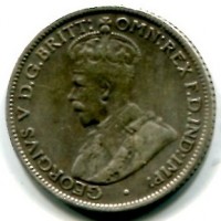 Australia, Giorgio V (1910-1936): 3 pence 1936 (KM#25)
