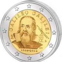 Italia 2014: 2 euro commemorativo "Galileo Galilei"