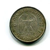 Germania, Terzo Reich (1933-1945): 5 marchi 1935-A Potsdam (KM#83)