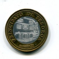Seborga, Principe (autoproclamato) Giorgio I (1963-2009): 1/2 luigino 1995 (KM#X3)