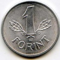 Ungheria, Repubblica Popolare (1949-1989): 1 fiorino 1968 (KM#575)