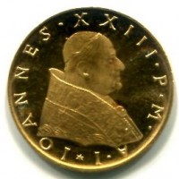 Vaticano, Giovanni XXIII (1958-1963): 100 lire 1959 (Gigante#263)

