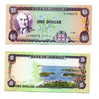 Jamaica: 1 dollaro 1990 "A. Bustamante" (Pick#68A)
