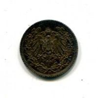 Germania, Guglielmo II (1888-1918): 1/2 marco 1905-F (KM#17)
