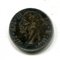 Vittorio Emanuele III (1900-1943): 5 lire 1937 "Impero" (Gigante#84), patinata