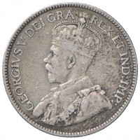 Canada, Newfoundland, Giorgio V (1910-1936): 25 cent 1917 (KM#24)