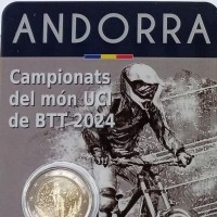 Andorra 2024: 2 euro "Mountain Bike"