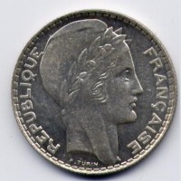 Francia, Terza Repubblica (1871-1940): 10 franchi 1938 (Gadoury#801)
