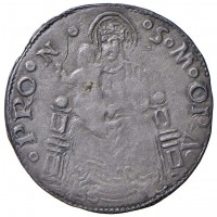 Pesaro, Giovanni Sforza (1489-1510): grosso (Bellesia#11a; Cavicchi#85), grammi 2.14