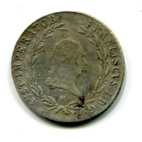 Milano, Francesco I (1815-1835): 20 kreuzer 1819 (Gigante#114)