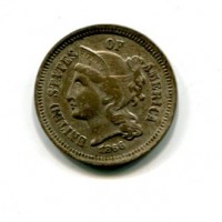 USA: 3 cent. 1866