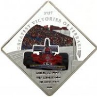 Palau: 1 dollaro 2011 "Ferrari-Niki Lauda-GP Monaco 1975" (KM#441)