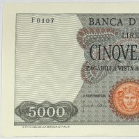 Repubblica: 5.000 lire 20/01/1970 "Colombo 1° tipo" (Gigante#BI66c)