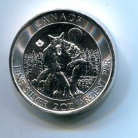 Canada, Elisabetta II (1952-2022): 10 dollari 2021 "Lupo Mannaro" 
