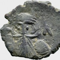 Costante II (641-668 d.C.): follis, zecca di Costantinopoli (Sear#1014), grammi 3.84, mm 21.5