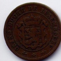 Lussemburgo, Guglielmo III (1849-1890): 5 cent. 1860 (KM#22.2)