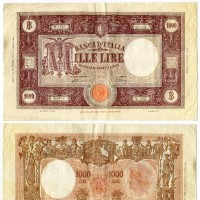 Repubblica: 1.000 lire 12/10/1946 "Grande M" (Gigante BI#51D)