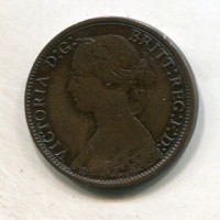 Gran Bretagna, Vittoria (1837-1901): farthing 1866 (Spink#3958)