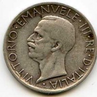 Vittorio Emanuele III (1900-1943): 5 lire 1928* "Aquilino" (Gigante#75)